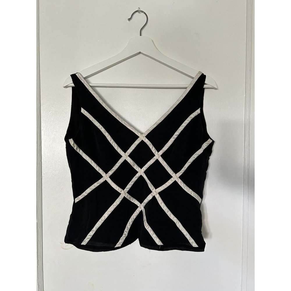 Vintage Papell Boutique Evening Blouse size 8